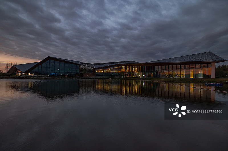 长兴岛郊野公园 傍晚时分图片素材