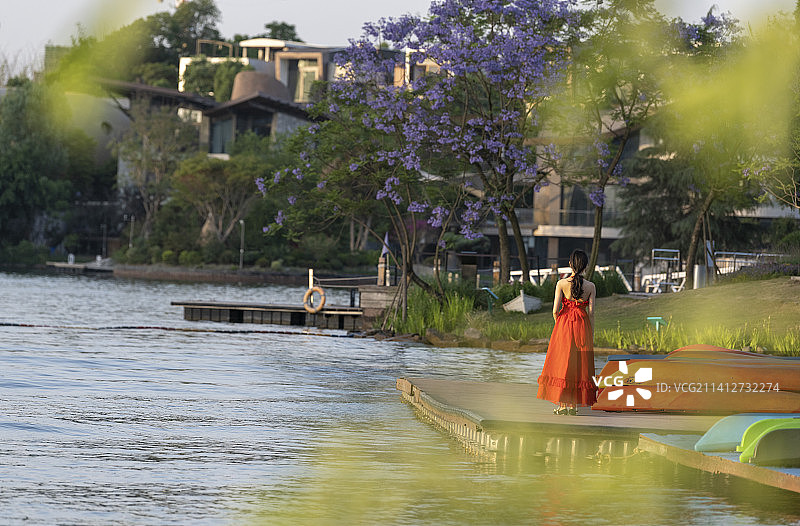 成都麓湖生态城图片素材