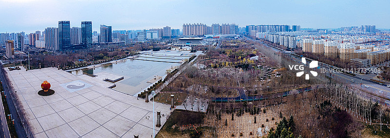 安阳 文峰区 地标 航拍素材 河南省 安阳市 城市 商业图片素材