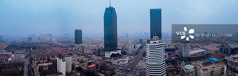 保定 莲池区 地标 航拍素材 河北省 保定市 城市 商业图片素材