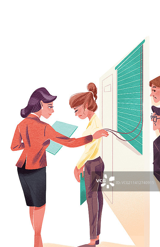 年轻女性的职场图片素材