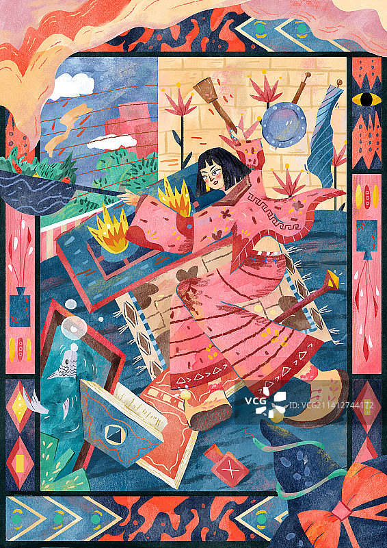 魔法师学做饭图片素材