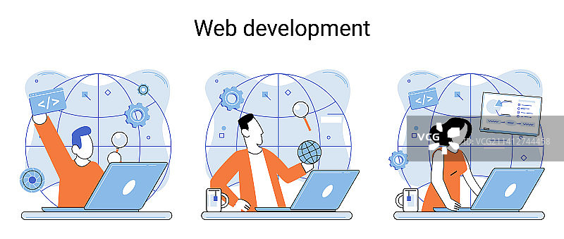 Web开发编码与程序创建图片素材