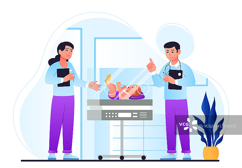 医院保育箱图片素材