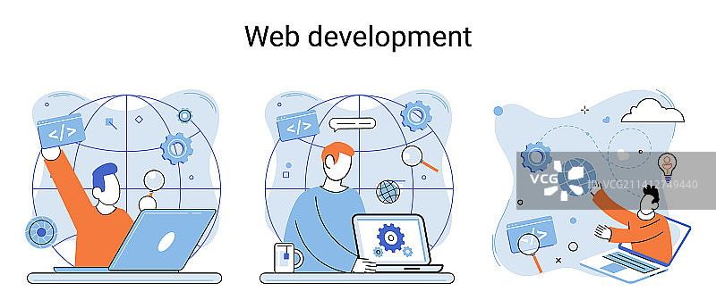 Web开发编码与程序创建图片素材