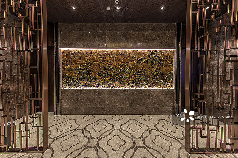 中式风格背景墙装饰图片素材