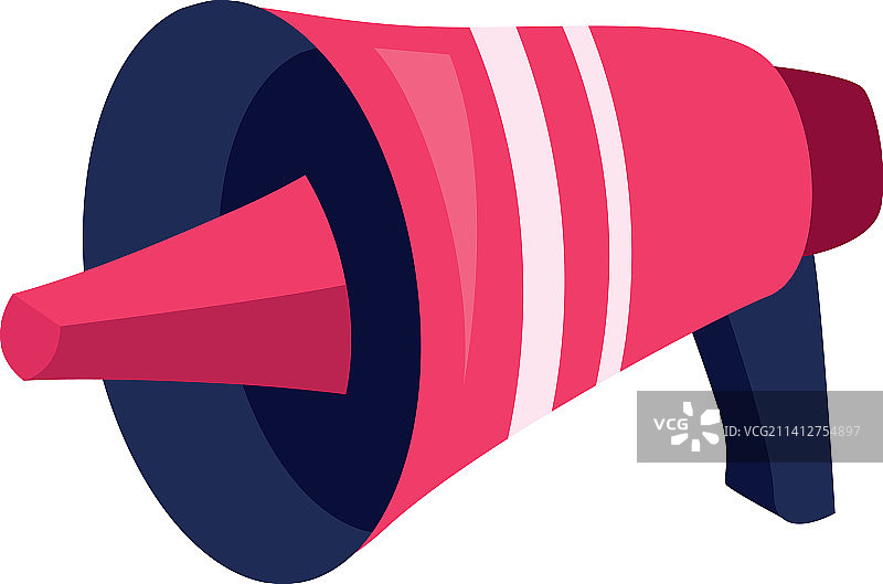扁平风格的扩音器图片素材