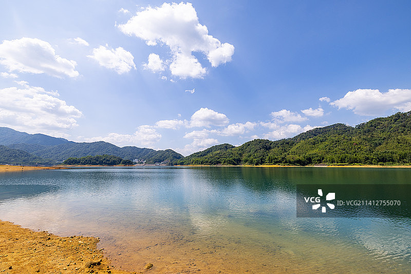 广州市从化区良口镇小衫村泸沽湖风光图片素材