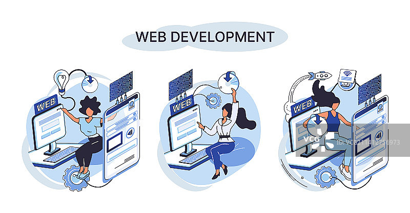 Web开发编码与程序创建图片素材