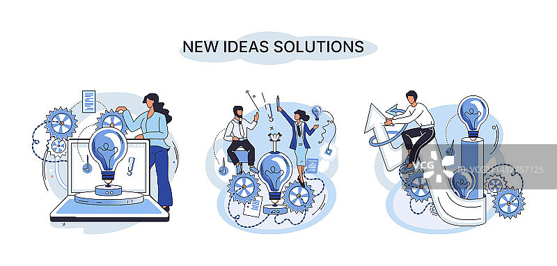 创意商业解决方案图片素材
