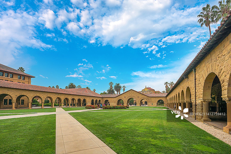 （Stanford）斯坦福大学校园美景图片素材