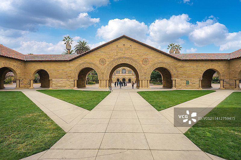 （Stanford）斯坦福大学校园美景图片素材