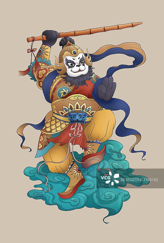 熊猫门神图片素材