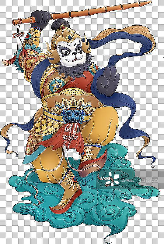 熊猫门神1图片素材