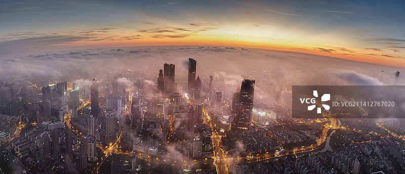 无锡平流雾图片素材