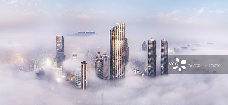 无锡平流雾图片素材