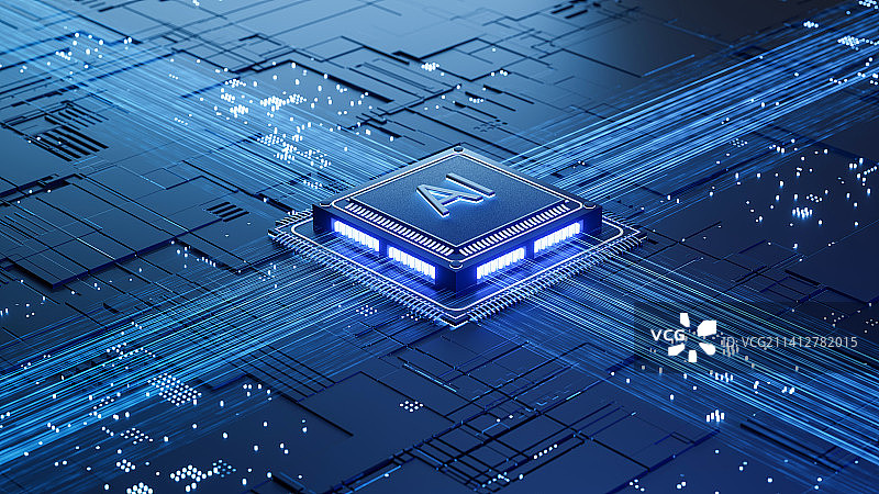 人工智能科技智能芯片创意图图片素材
