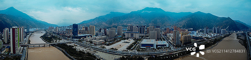 陇南 武都区 东江新区 市政广场 体育馆 美术馆 博物馆图片素材