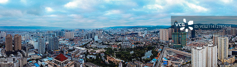 曲靖 麒麟区 麒麟东路 交通路 美佳华 文化馆 龙潭公园图片素材