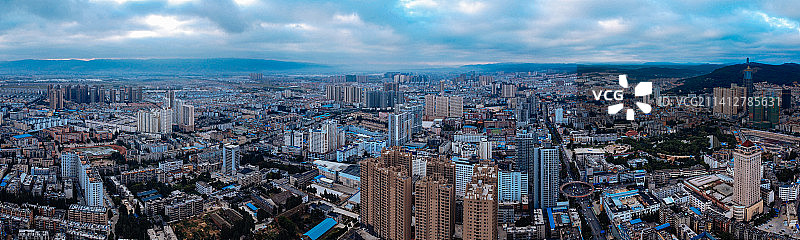 曲靖 麒麟区 麒麟东路 交通路 美佳华 文化馆 龙潭公园图片素材