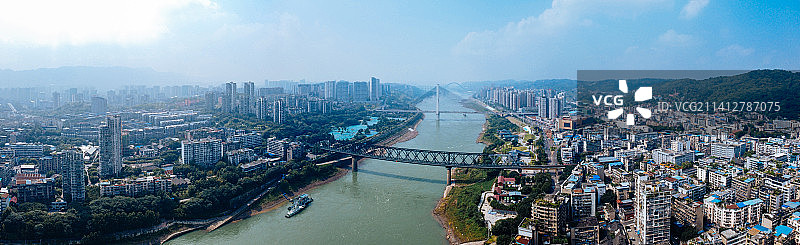 宜宾市 翠屏区 金沙江 中坝大桥 市一中 湿地公园 翠柏路图片素材