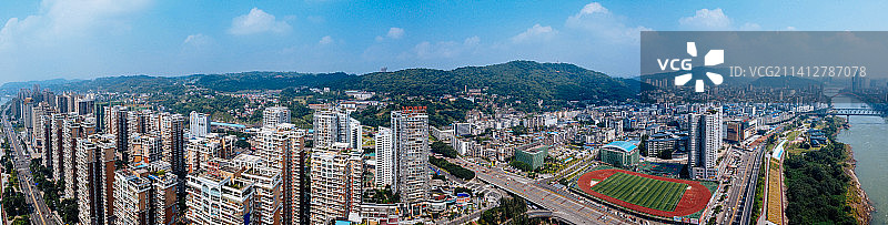 宜宾市 翠屏区 金沙江 中坝大桥 市一中 湿地公园 翠柏路图片素材