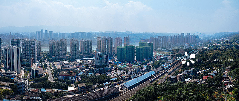 宜宾市 翠屏区 金沙江 中坝大桥 市一中 湿地公园 翠柏路图片素材