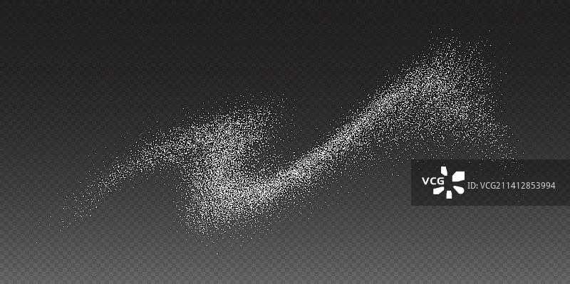 飞溅的糖粉、盐和烘焙面粉图片素材