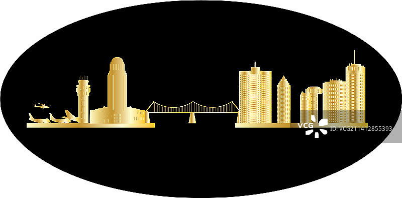 加拿大的蒙特利尔城市风光图片素材