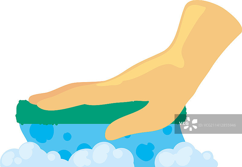 手持海绵图片素材