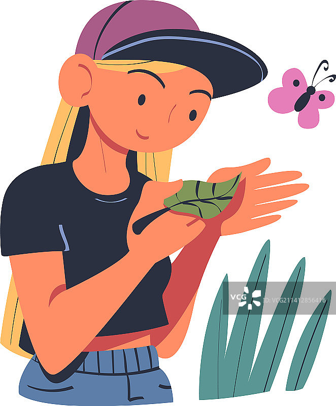 探索自然的女人图片素材