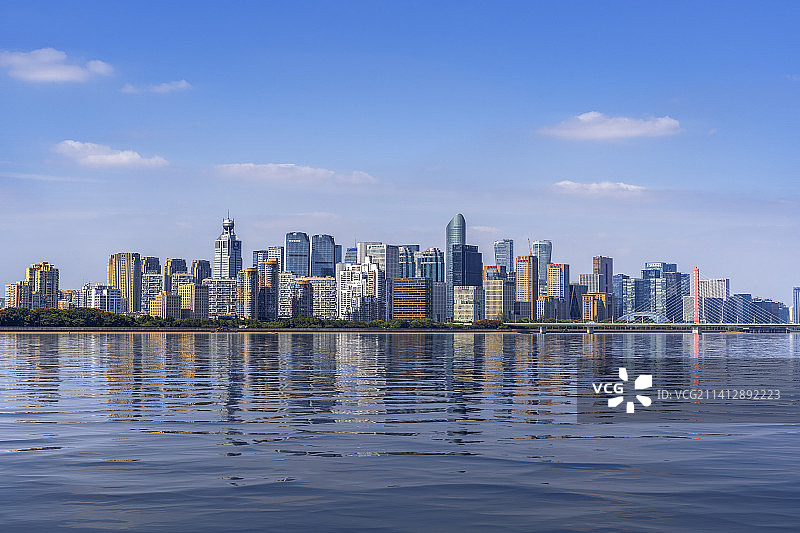 杭州钱江新城城市风光图片素材