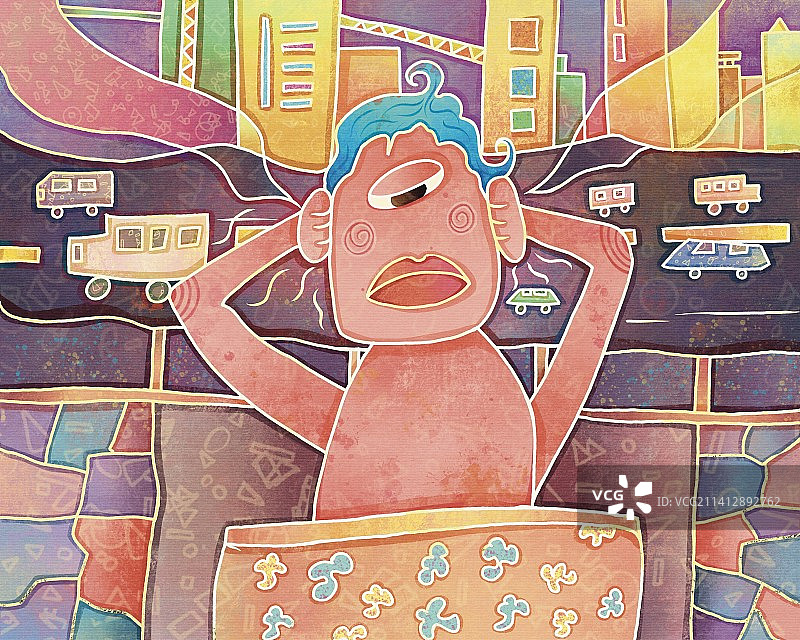 人与环境篇《噪音》图片素材