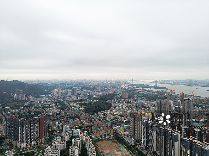 广州黄埔区城市发展图片素材