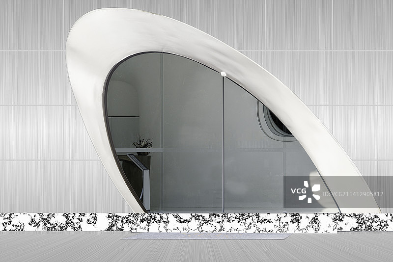 建筑，不规则形状的门图片素材