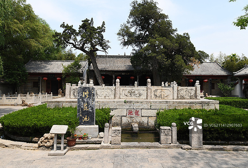 山东济南平阴县洪范池（龙池）图片素材