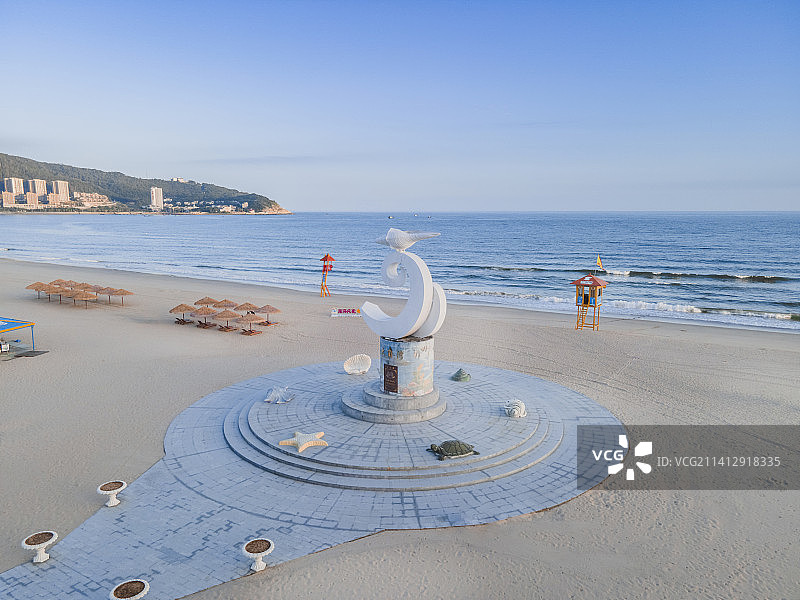 广东阳江海陵岛大角湾海滨公园图片素材