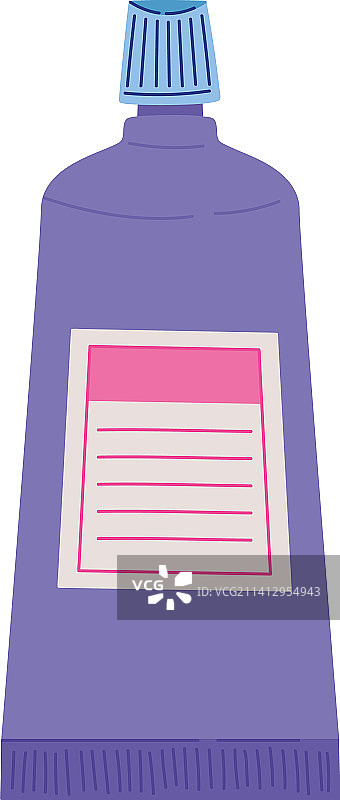 紫色药膏软管图片素材