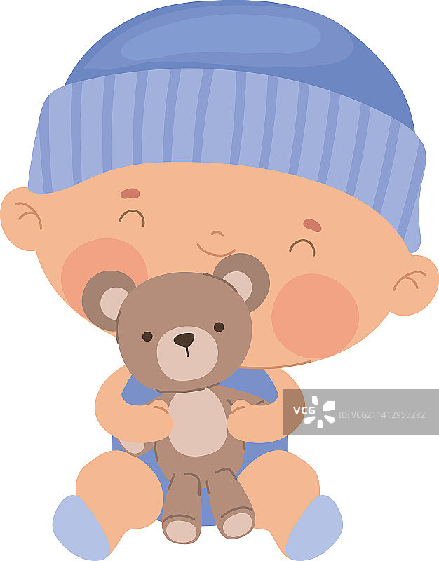 可爱的男婴图片素材