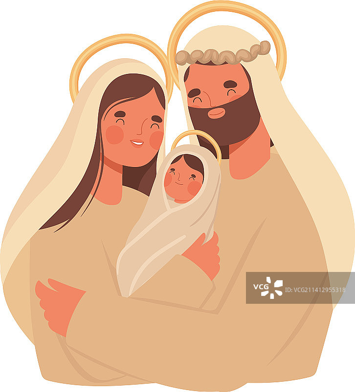 圣人家庭图片素材