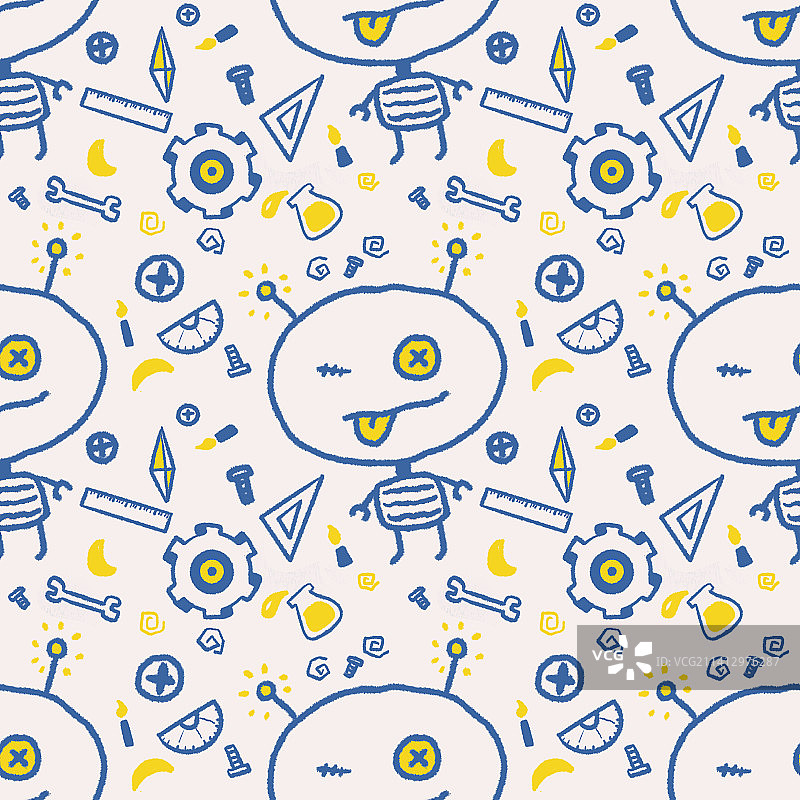 几何机器人图片素材