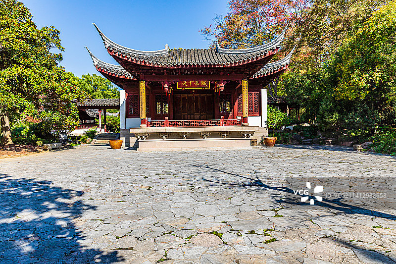 江苏苏州虎丘风景名胜区秋季风光图片素材