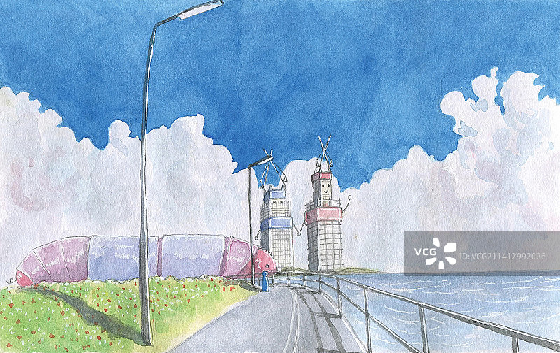 想去海边图片素材