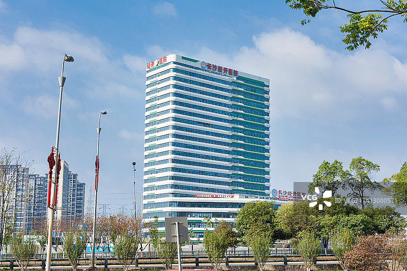 长沙经开区医院大楼图片素材