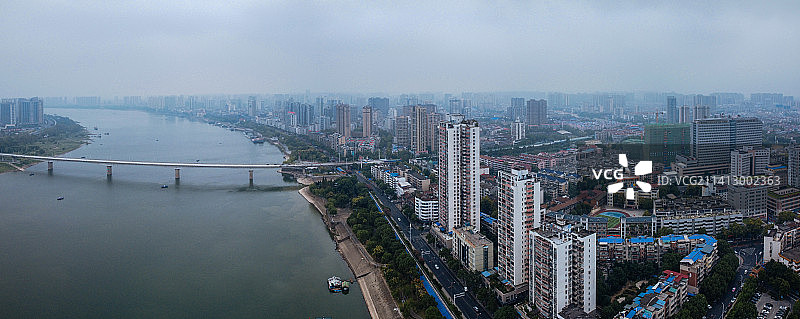 常德 地标 航拍 武陵区 司马路 环湖路 司马楼 欢乐水世界图片素材