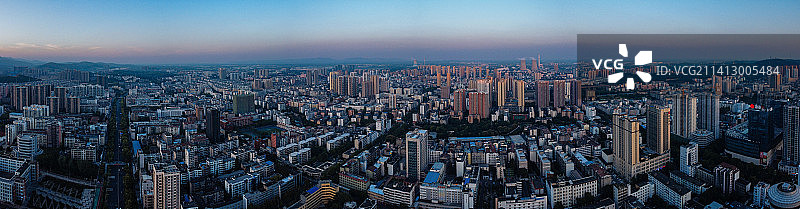 荆门 地标 航拍 东宝区 象山大道 龙泉公园 人民医院图片素材