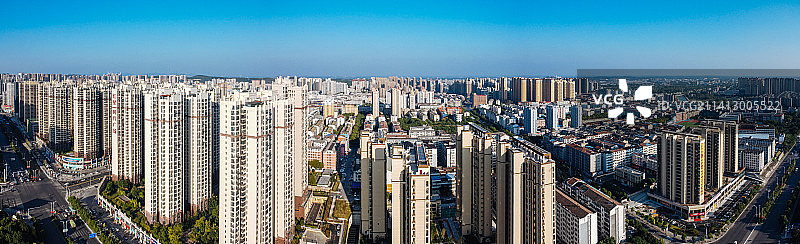 荆门 地标 航拍 东宝区 象山大道 龙泉公园 人民医院图片素材