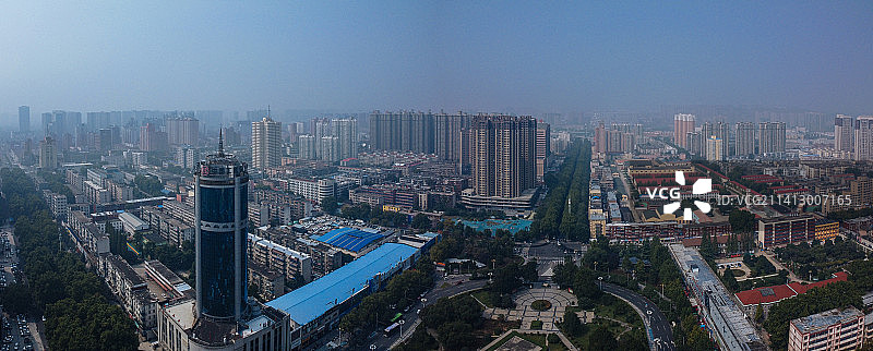 洛阳 地标 航拍 西工区 洛浦公园 中原明珠广播电视塔 漯河 九都中路 西工体育场图片素材