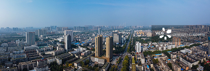 平顶山 地标 航拍 卫东区 建设路 人民商场 万达广场 中心医院图片素材