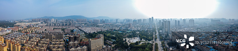 平顶山 地标 航拍 卫东区 建设路 人民商场 万达广场 中心医院图片素材